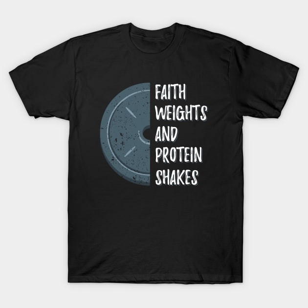 Weight Lifting Protein Shake Fitness Lover Gift T-Shirt by Dolde08